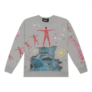 Embellished Sweatshirt Ice Fly Me to the Moon